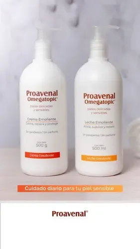 Proavenal Omegatopic Leche Emoliente 500ml Hidrata Piel Seca Tipo De Envase Botella Tipos De Piel Sensible