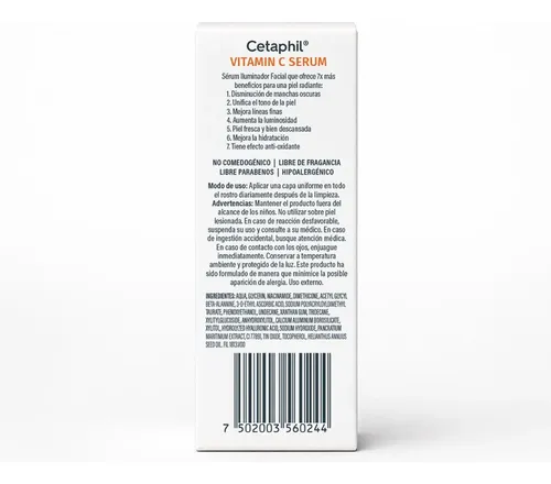 Cetaphil Vitamin C Serum Iluminador Facial Pieles Sensibles