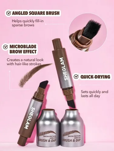 Crema para Cejas Sheglam Brow-Fection Angled en Chocolate