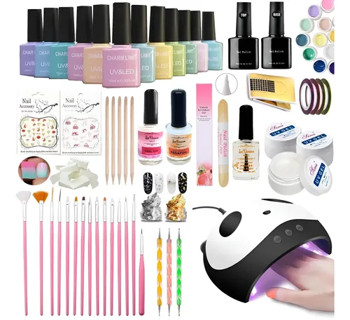 Kit Cabina Uñas Esculpidas Gel Uv O Esmaltes Semipermanentes