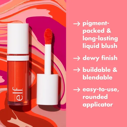 Rubor Liquido Elf Camo Liquid Blush Tono Del Dusty Rose