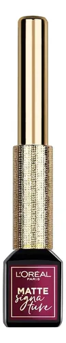 Lápiz Delineador Líquido Mate Burgundy De Loréal