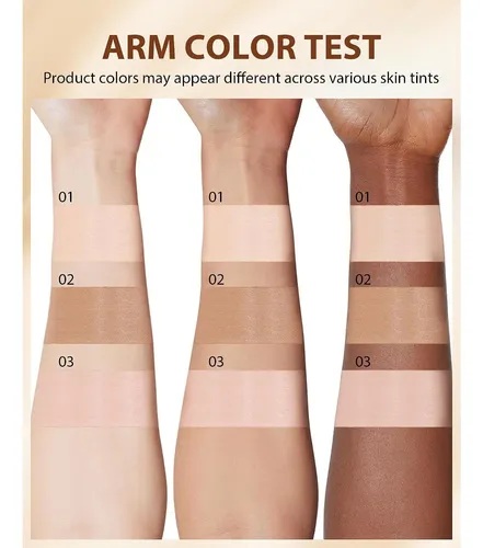 Corrector Iluminador De Ojos Nude Beige 3 Tonosbase