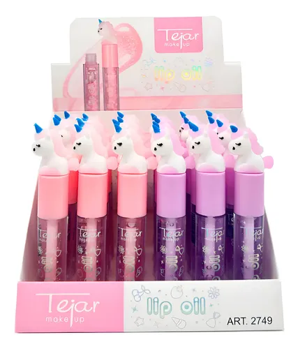 Brillo Labial Lip Gloss Unicornio Tejar Make Up (pack X 12)