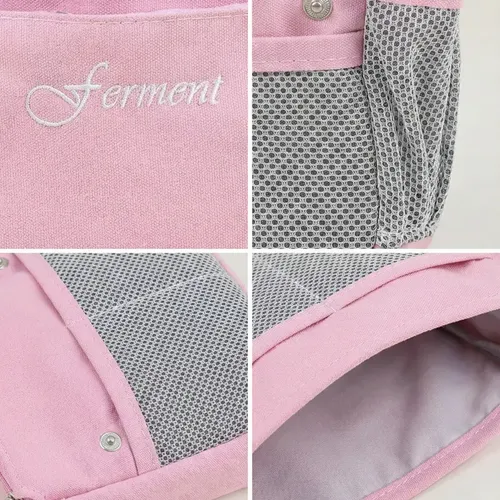 Organizador Cartera Neceser Rosa Maquillaje Viaje Practico