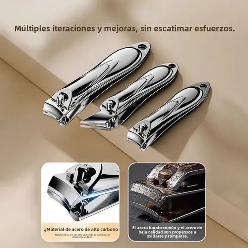 Set De 5 Cortaúñas Antisalpicaduras Y Limpiador De Oídos Type Or Select A Value