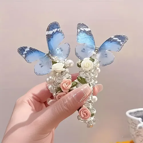 3 Horquillas Eléctricas En Espiral Con Forma De Mariposa, Du