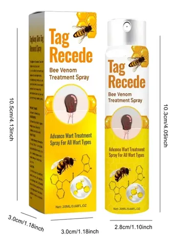 A 6pcs Tag Recede Bee,tag Recede Bee Spray For Mujeres Y