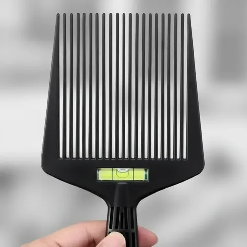 Paleta Peine Plástico Para Corte Con Nivel Para Peluquería