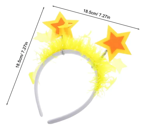 Aro De Pelo Con Forma De Estrella Con Forma De Globo Con Dia