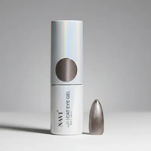 Esmalte Semipermanente Cat Eye Navi Plateado para Uñas de 8 mL