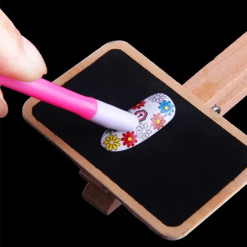 50 Herramientas De Goma Para Decoración De Uñas, Bolígrafo,