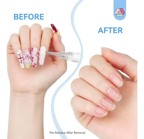 Removedor Pegamento Uñas Saviland Pen 10s Vit E