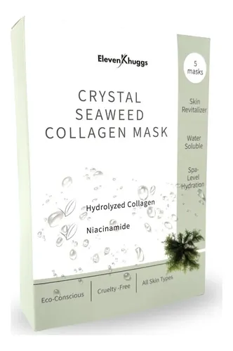 Mascarilla Facial De Bio-colágeno Con Algas Marinas 5 Pack