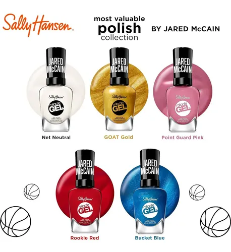 Esmalte Gel Híbrido Sally Hansen X Jared Mccain Goat Gold