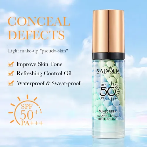 Prebase Maquillaje 3 En 1 Protector Solar Spf50