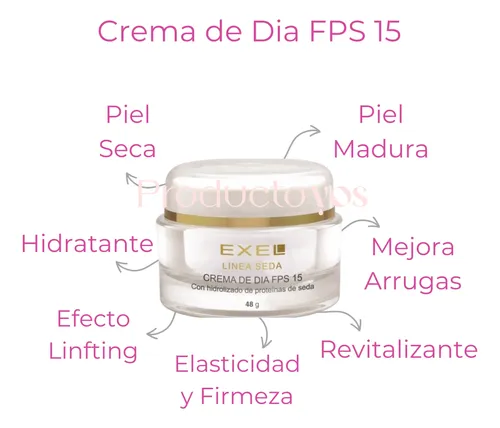 Skincare Rutina Crema Dia Y Noche Antiedad Antiage Seda Exel
