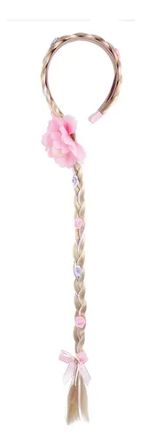 1 Diadema Con Forma De Cola De Caballo Para Niñas, Trenzas D