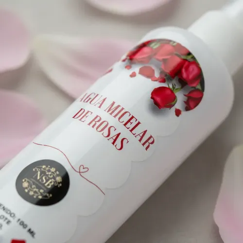 Agua Micelar De Rosas Al 100% Natural Envase 100 Ml