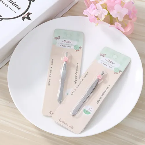 Pinza Para Cejas De Acero Inoxidable, Pinzas Para Depilar Ce