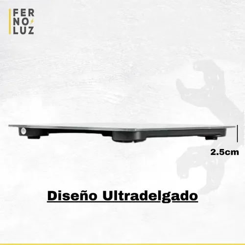 Balanza Digital de Baño Personas hasta 180 kg color Cromada