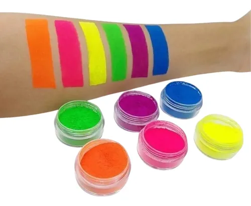 Party Box Bar Neon Glitter Gel Premium Brillo 37 Pcs