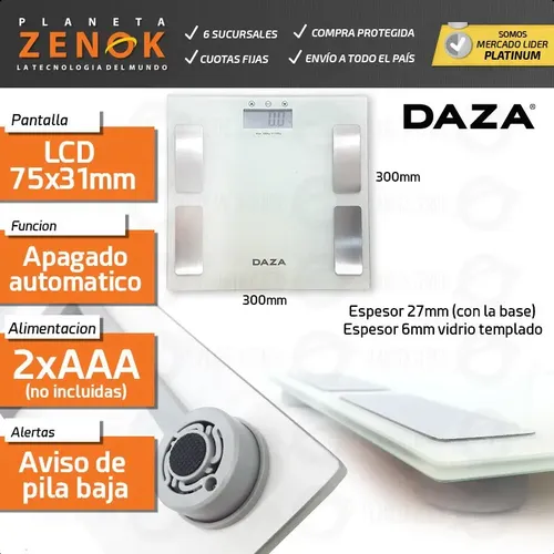 Balanza De Baño Digital Personal Electronica Resistente
