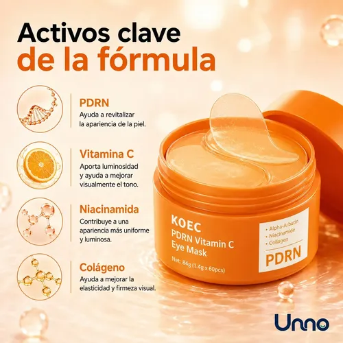 Parches De Colágeno Para Ojeras Koec Pdrn Vitamina C X60 Und