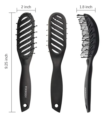 Cepillo Para El Cabello Fixbody Curvo Ventilado Para Secado