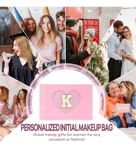Set De Bolsas De Maquillaje Mibasies Pink K Para Mujeres Y N
