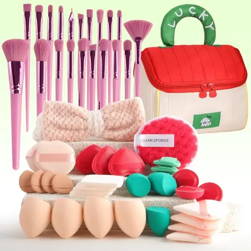 Conjunto Grande De 53 Herramientas De Maquillajexudachao