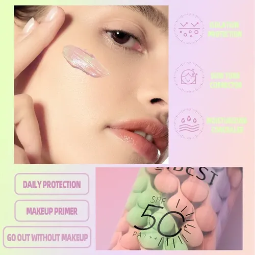 Base Maquillaje Protector 3 Colores Unifica Tono Piel