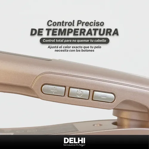 Planchita De Pelo Cerámica Delhi 40w 6 Niveles Cabello Seco