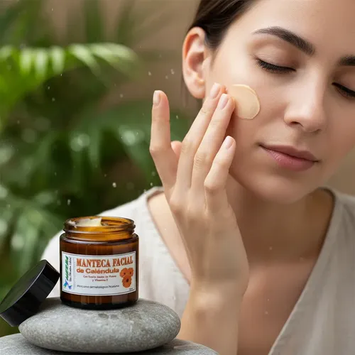 Manteca Facial De Caléndula 100gr. Pote De Vidrio