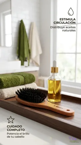 Cepillo K-brush Cerda Natural Neumático Grande Cabello