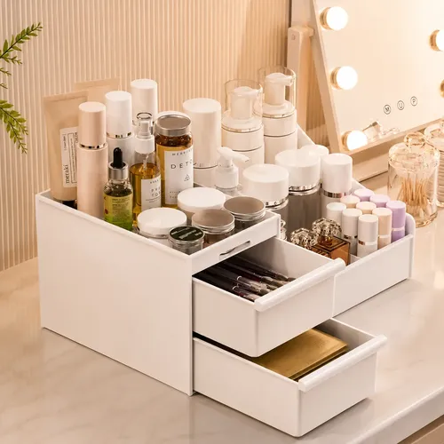 Organizador Exhibidor Cajones Para Cosmetico Maquillaje Baño