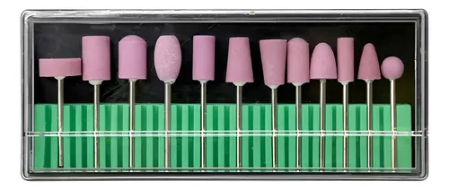 Kit De 12 Fresas Para Torno Pulidor Lima De Uñas