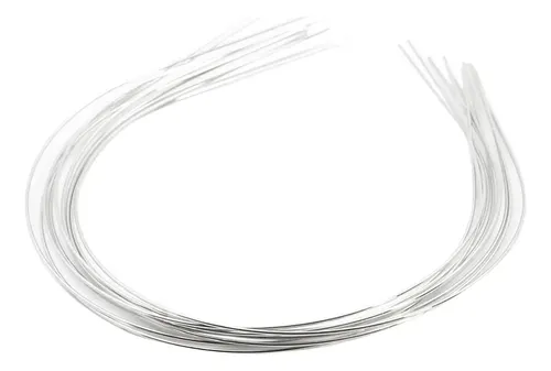 Juego De 2 Bandas Lisas De Acero Inoxidable Para El Pelo, 10