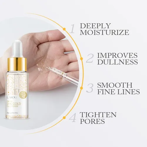 Sérum Facial Laikou Caracol 24k Gold 17ml Normal Día/noche