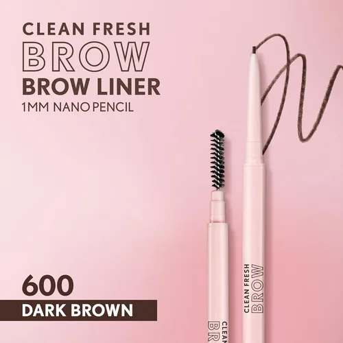 Lápiz De Cejas Nano 1 Mm Vegano Dark Brown Covergirl