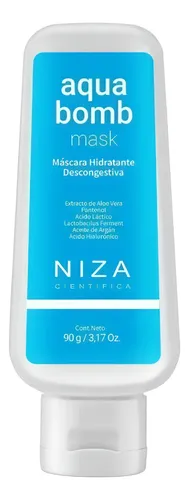 Niza Mascara Hidratante Descongestiva Aqua Bomb Mask 90g Todo Tipo De Piel