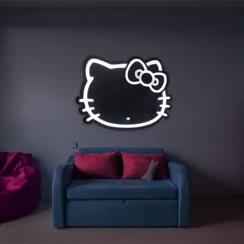 Espejo Dazz Deco Kitty 80x60cm Led Frío Touch