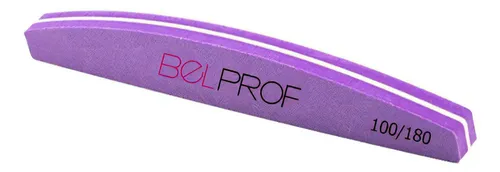 Lima Uñas Belprof 100/180 Buffer Recta Manicura Profesional