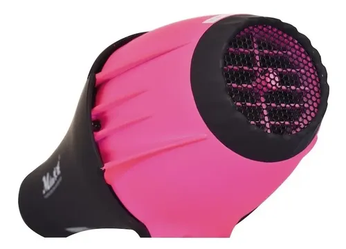 Secador De Pelo Profesional Kawa Sapphire 9100 2300w Rosario Color Negro con fucsia