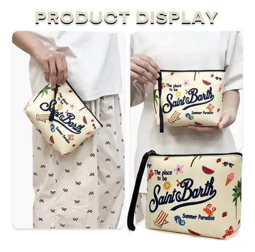 Bolsos De Maquillaje Impresos De Moda Estilo De Vacaciones Hz201pcs Vacation/holiday Print