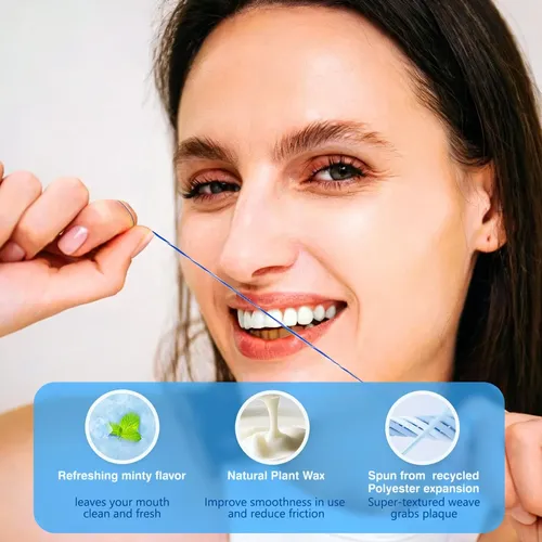 Hilo Dental Encerado Expandible Menta 10 Carretes 30 M