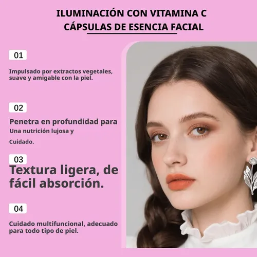Cápsulas De Sérum Facial Rejuvenecedor Esencia Hidratante