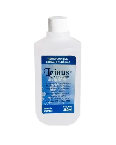 Removedor Esmaltado Semipermanentes Uñas Leinus 500ml X6