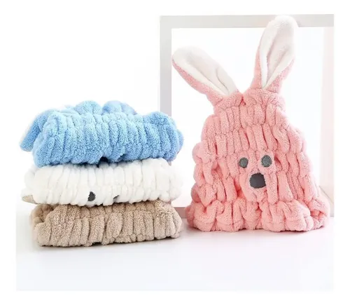 Bonita Diadema De Pelo De Conejo, Accesorio Para El Baño