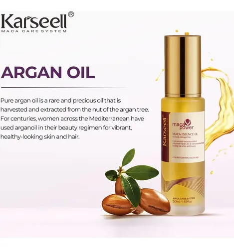 Mascarilla Capilar Karseell Morada 500ml Aceite De Argán